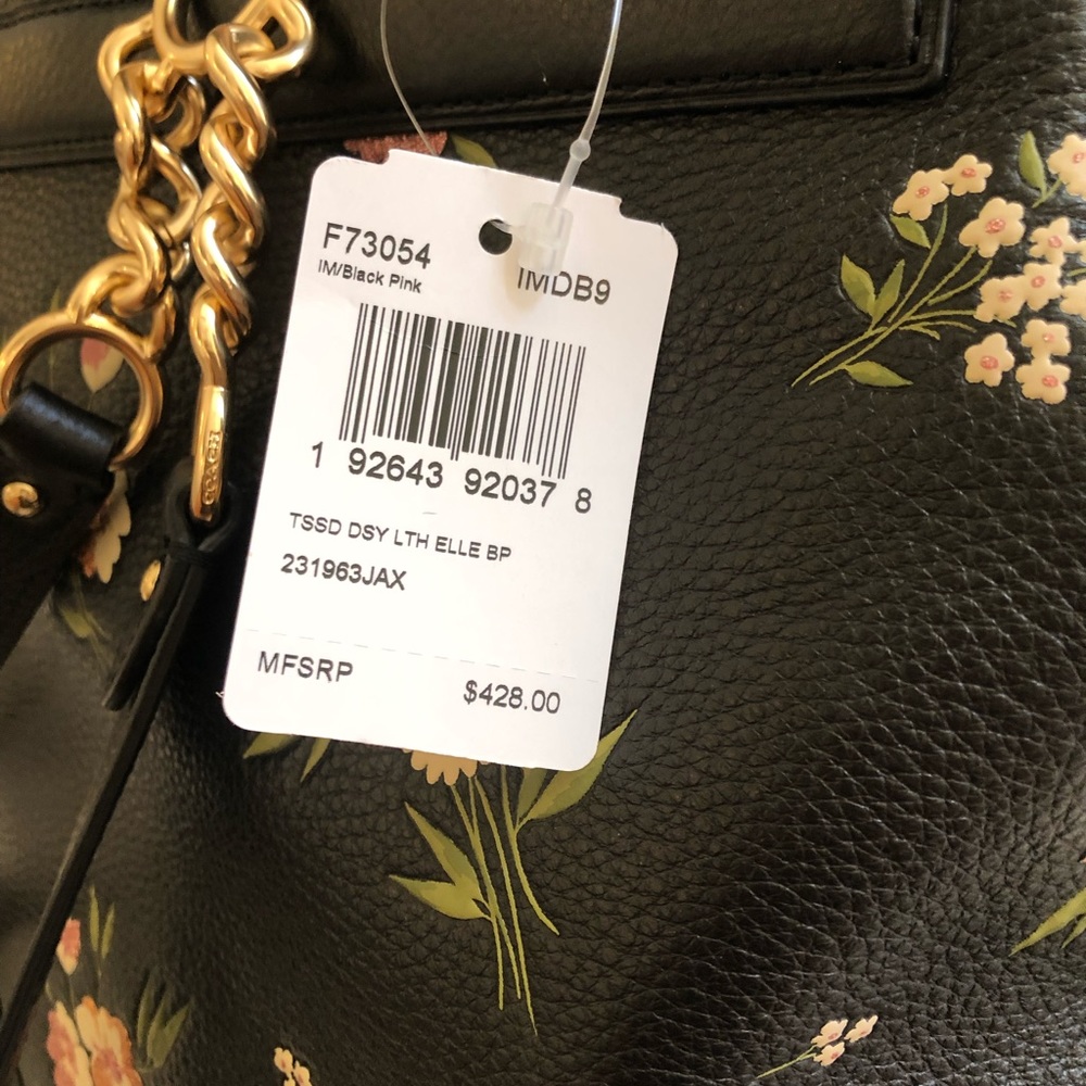 Nwt Coach Floral drawstring backpack - Picture 4 of 7